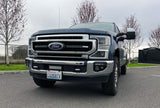 KD Fabworks 2020-2022 Ford Super Duty F-250/F-350 Dual Light Mount WITH OEM LED Foglights FOR RIGID