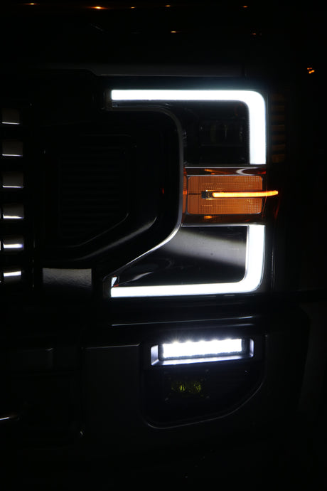 KD Fabworks 2020-2022 Ford Super Duty F-250/F-350 Rigid Industries SR Series Mount For OEM LED foglights