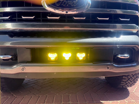 KD Fabworks 2023-2025 Ford Super Duty F-250/F-350 10" LED Light Bumper Mount Bracket
