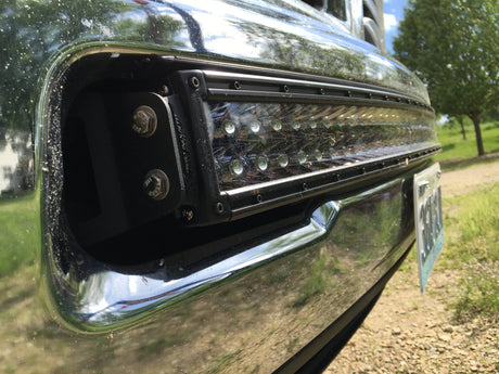 KD Fabworks 10-16 2500/3500 40" RIGID RDS Light Bar Bumper Brackets