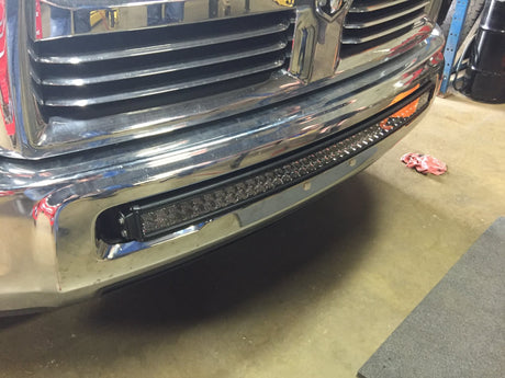 KD Fabworks 10-16 2500/3500 40" RIGID RDS Light Bar Bumper Brackets