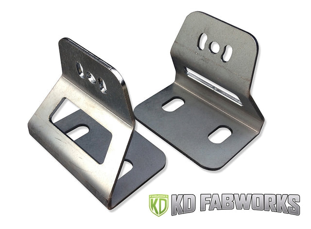 KD Fabworks 10-16 2500/3500 40" Curved Import Bar Brackets