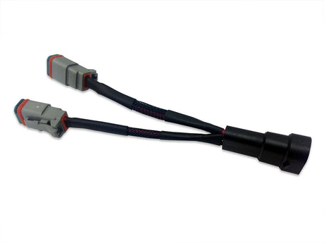 KD Fabworks Plug-and-Play Wiring Splitter - H10/9005/9006 to dual Deutsch
