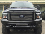 KD Fabworks 1999.5-2004 Ford Super Duty F-250/F-350/Excursion Bumper Brackets for 20" LED light bar