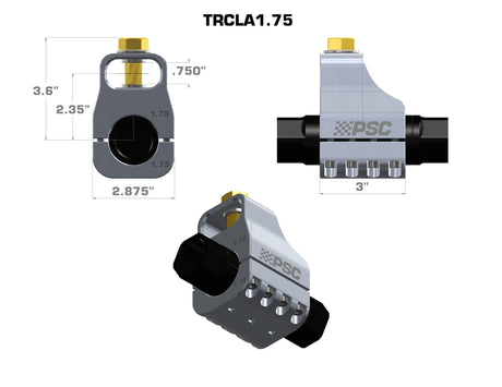 Tie Rod Clamp – Double Shear Billet Aluminum