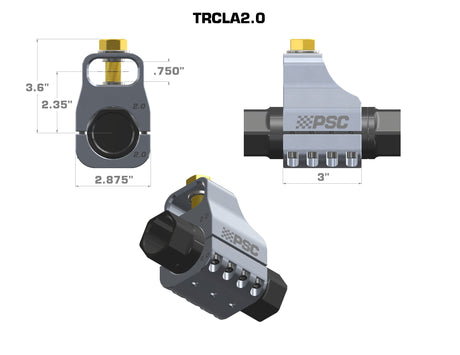 Tie Rod Clamp – Double Shear Billet Aluminum