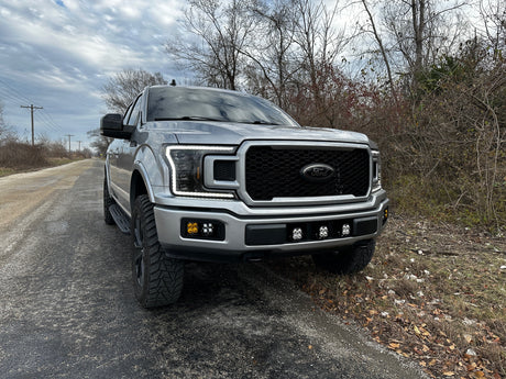 KD Fabworks 2018-2020 Ford F-150 Dual LED Fog Light Kit