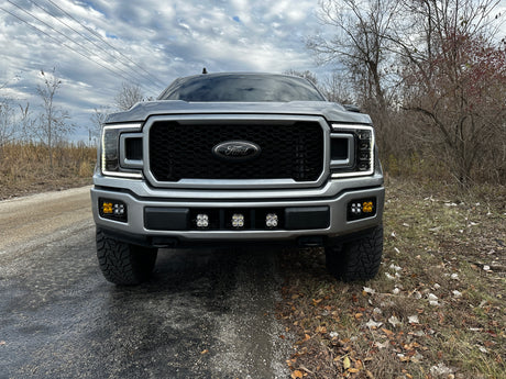 KD Fabworks 2018-2020 Ford F-150 Dual LED Fog Light Kit