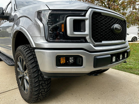 KD Fabworks 2018-2020 Ford F-150 Dual LED Fog Light Kit