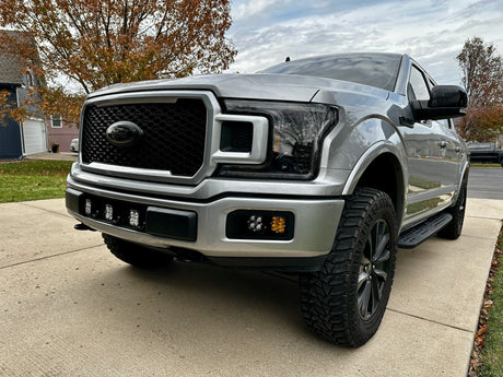 KD Fabworks 2018-2020 Ford F-150 Dual LED Fog Light Kit