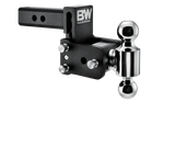 BW Tow & Stow Adjustable Ball Mount - Standard 2" Shank