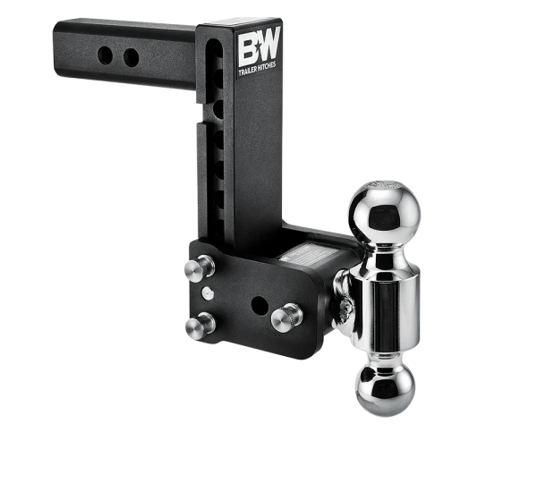 BW Tow & Stow Adjustable Ball Mount - Standard 2" Shank