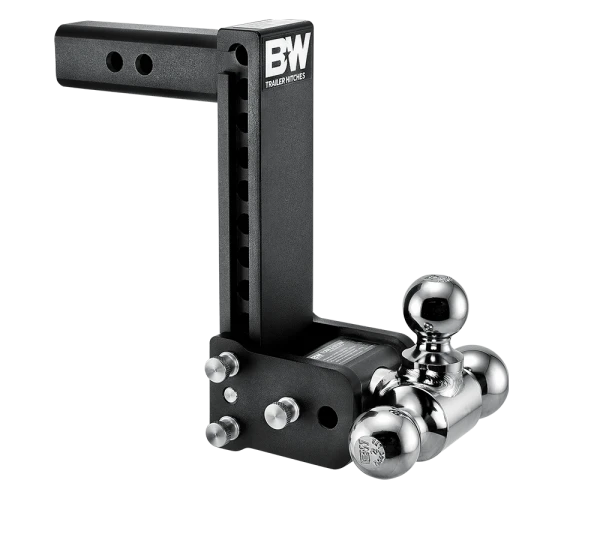 BW Tow & Stow Adjustable Ball Mount - Standard 2" Shank