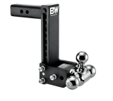 BW Tow & Stow Adjustable Ball Mount - Standard 2" Shank