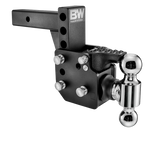 BW Tow & Stow Adjustable Ball Mount - Pintle 2" Shank