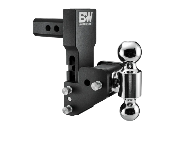BW Tow & Stow Adjustable Ball Mount - GM MultiPro/ MultiFlex 2" Shank