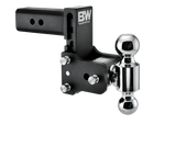 BW Tow & Stow Adjustable Ball Mount - Standard 2.5" Shank