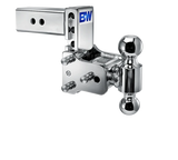 BW Tow & Stow Adjustable Ball Mount - Standard 2.5" Shank