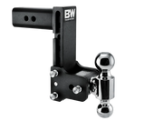 BW Tow & Stow Adjustable Ball Mount - Standard 2.5" Shank
