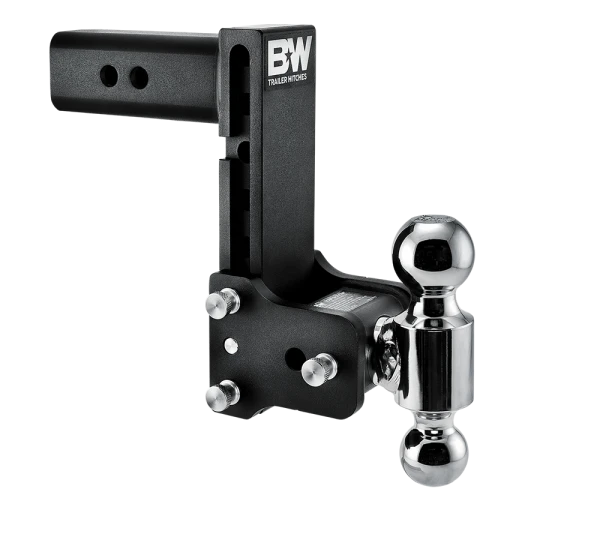 BW Tow & Stow Adjustable Ball Mount - Standard 2.5" Shank