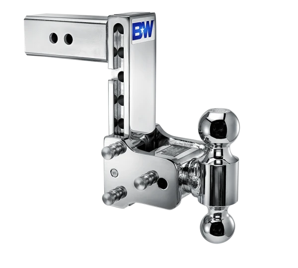 BW Tow & Stow Adjustable Ball Mount - Standard 2.5" Shank