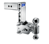 BW Tow & Stow Adjustable Ball Mount - Standard 2.5" Shank