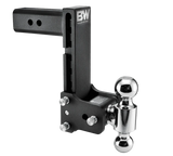 BW Tow & Stow Adjustable Ball Mount - Standard 2.5" Shank