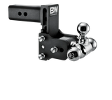 BW Tow & Stow Adjustable Ball Mount - Standard 2.5" Shank