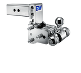 BW Tow & Stow Adjustable Ball Mount - Standard 2.5" Shank