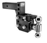 BW Tow & Stow Adjustable Ball Mount - Pintle 2.5" Shank