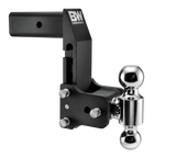 BW Tow & Stow Adjustable Ball Mount - GM MultiPro/ MultiFlex 2.5" Shank