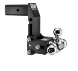BW Tow & Stow Adjustable Ball Mount - GM MultiPro/ MultiFlex 2.5" Shank