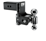 BW Tow & Stow Adjustable Ball Mount - Standard 3" Shank