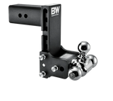 BW Tow & Stow Adjustable Ball Mount - Standard 3" Shank