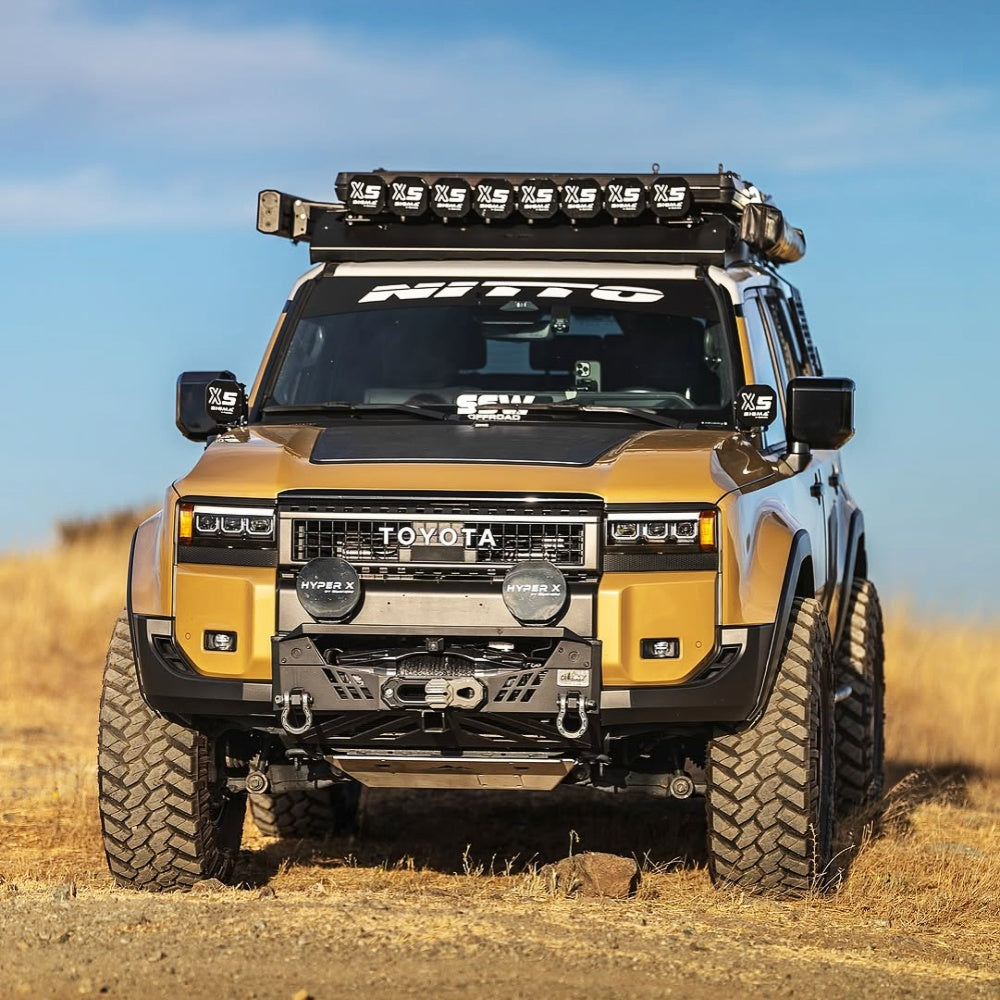 Toyota-Land-Cruiser-LC250-Lensun-115W-Hood-Flexible-Solar-Panel-2