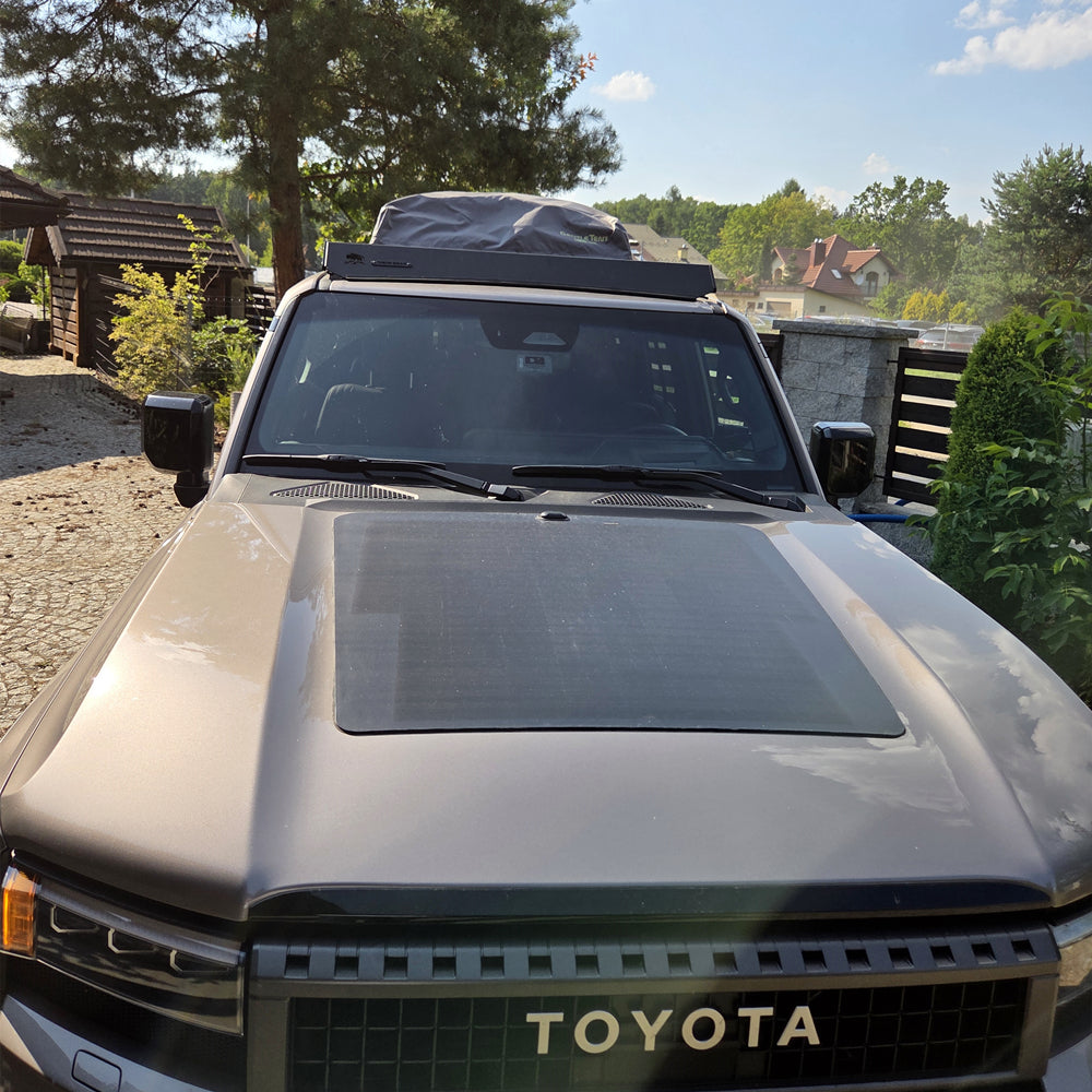Toyota-Prado-250-Lensun-115W-Bonnet-Flexible-Solar-Panel
