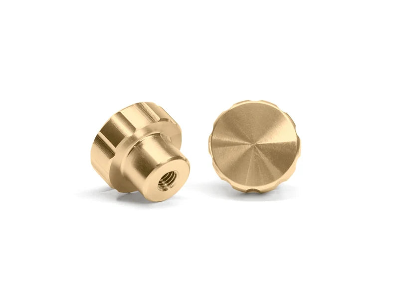 WeatherTech CupFone & CupFone XL w/ Hand Sanitizer Billet Knobs - Rose Gold (2 Pack)