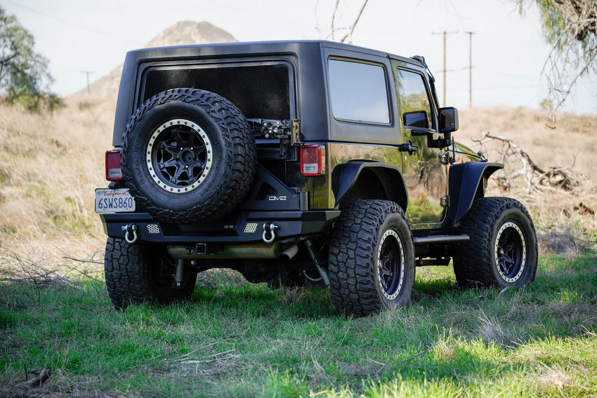 DV8 07-18 Jeep Wrangler (JK) Tire Carrier for MTO Bumper