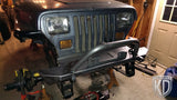 KD Fabworks 1987-1995 Jeep Wrangler YJ Front Mid-Width 49" Bumper with Trail Bar
