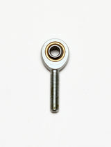 Wilwood bearing rod end male 1/4 ball ID 1/4-28 X1.00 ext. thd 3/8 width ptfe insert