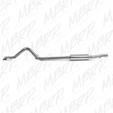 MBRP 2007-2009 Jeep Wrangler (JK) 3.8L V6 4 dr Off-Road Tail Pipe Muffler before Axle