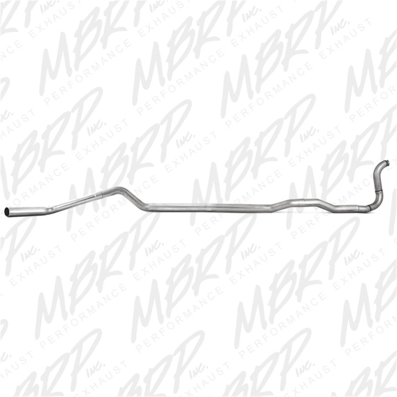 MBRP 88-93 Dodge 2500/3500 Cummins 4WD Turbo Back Single Side Exit No Muffler PLM Series Exhaust