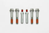 Wilwood bolt kit 1/2-13X2.75 LG hfcs silver epoxy 1193-S 4PK W/STEERING stop