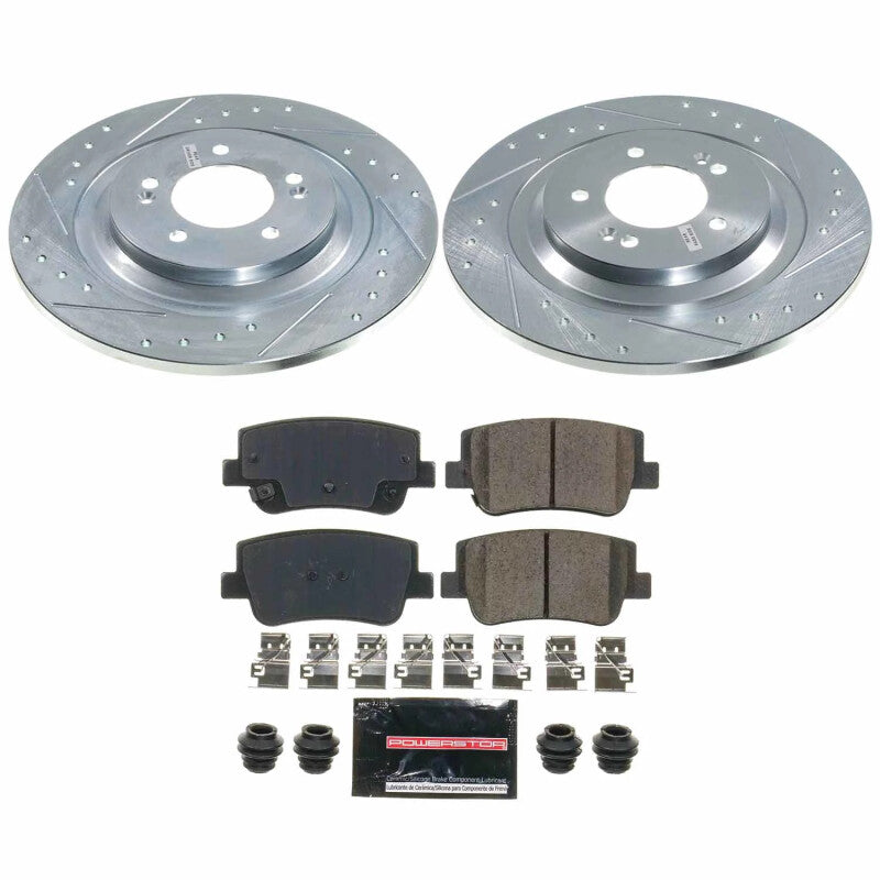 Power Stop 2023 Hyundai Sonata Rear Z23 Evolution Brake Kit
