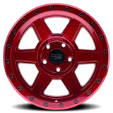 Dirty Life 9315 Compound 17x9 / 6x135 BP / -12mm Offset / 87.1mm Hub Crimson Candy Red Wheel