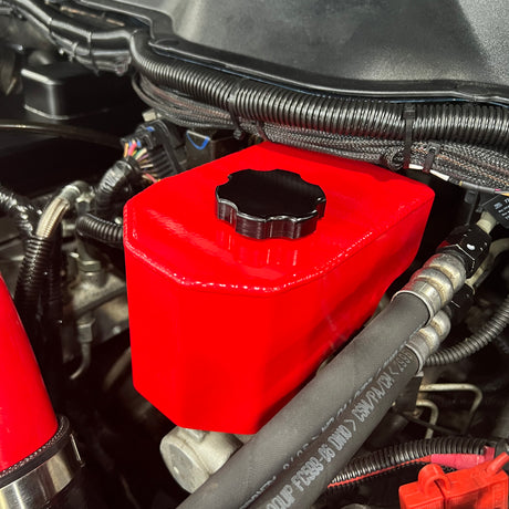 Wehrli 06-23 Cummins 5.9L/6.7L Brake Master Cylinder Cover - Chevy Orange