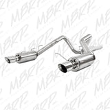 MBRP 11-14 Ford Mustang GT 5.0L Dual Split Rear Street Version T409 3in Cat Back Exhaust System