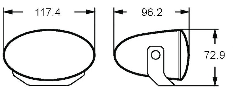 Hella Headlamp FF-ZF MG12 1FA