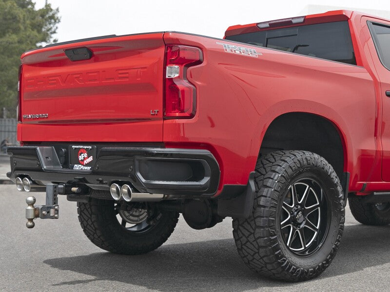 aFe GM Trucks 23-24 L6-3.0L (td) LZ0 Vulcan Series 3in 304 SS DPF-Back Exhaust System w/Polished Tip