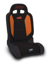 PRP EnduroDaily Reclining Suspension Seat - Black/Orange Tweed - Passenger